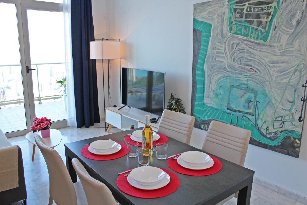 Skyline 20 Apartamento De Lujo Con Terraza Privada Y Vistas Al Mar Бенидорм Экстерьер фото