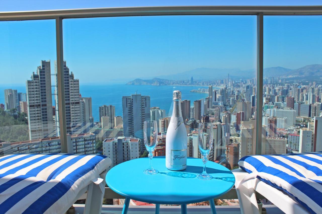 Skyline 20 Apartamento De Lujo Con Terraza Privada Y Vistas Al Mar Бенидорм Экстерьер фото