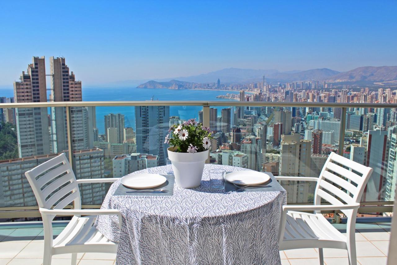 Skyline 20 Apartamento De Lujo Con Terraza Privada Y Vistas Al Mar Бенидорм Экстерьер фото