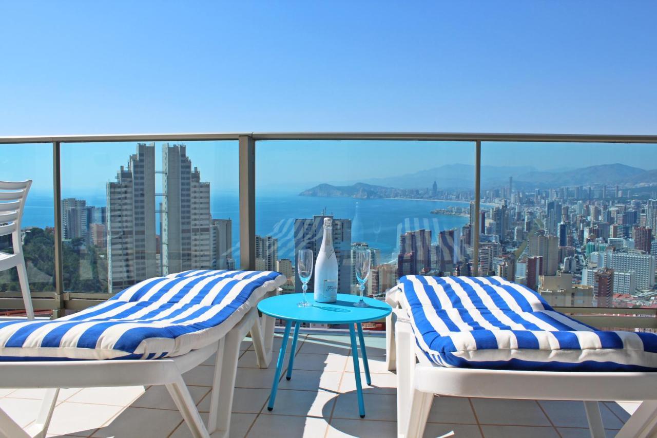 Skyline 20 Apartamento De Lujo Con Terraza Privada Y Vistas Al Mar Бенидорм Экстерьер фото